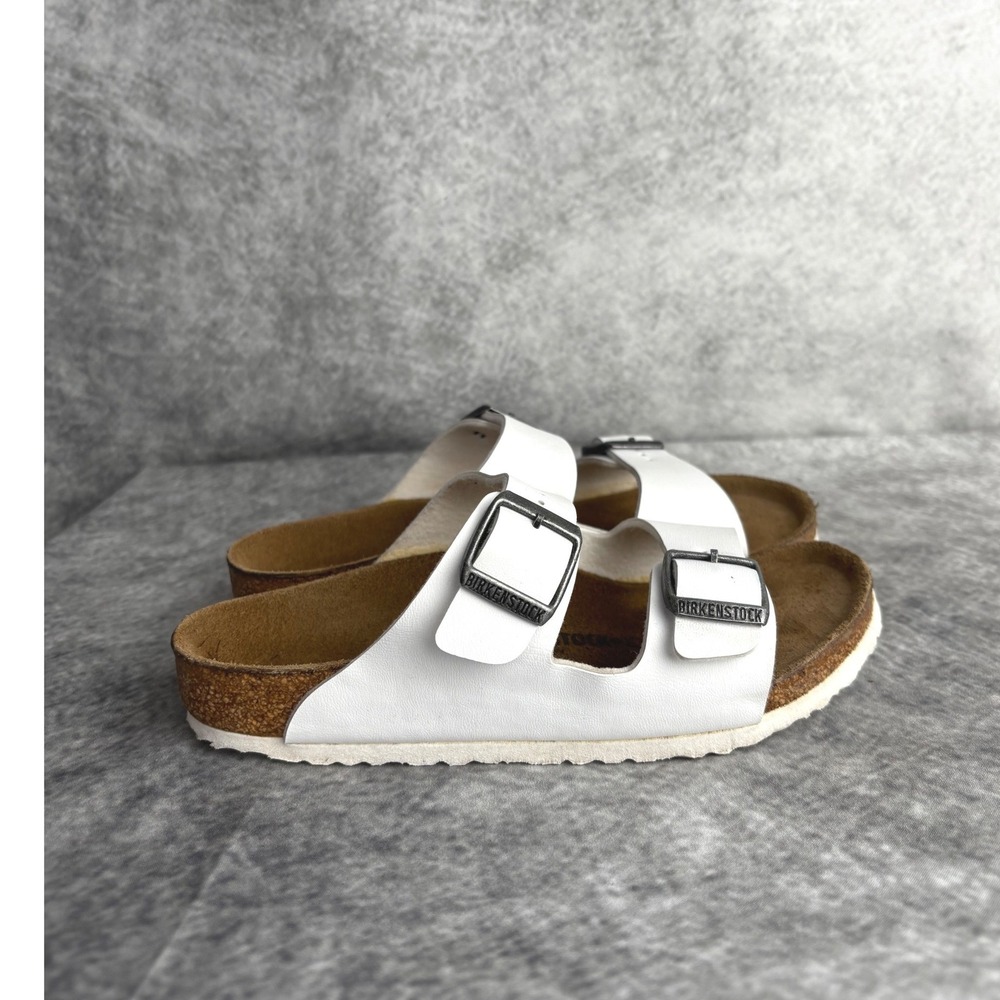 BIRKENSTOCK Kids Arizona Double Strap Sandals White EU 32 US Size 1 Youth - Picture 2 of 9